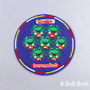 2024 Netherland Oeteldonk Emblem Embroidery Patches For Clothes Carnival Frog Iron On Patch Thermoadhesive Patch For Gift DIY