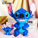 Disney Stitch New Children's Building Block 3D Children's Puzzle Particle Building Block Toy Children's Toy Birthday Gift