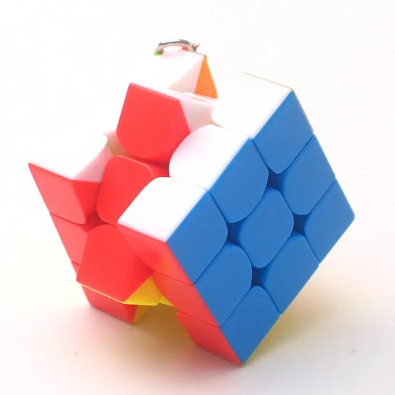 MoYu KeyChain 3cm 3.5cm Mini 3x3 Magic Cube KeyChain Professional Educational Toys Cubo Magico Puzzle Game