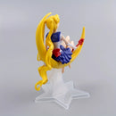 Bandai 15CM Anime Sailor Moon PVC Doll Girl Toy Cake Decoration Action Figures Model Car Ornament Children Birthday Gift Doll Co