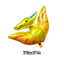 5PCS/PACK Q Edition Large Dinosaur Party Aluminum Film Decoration Children's Gift Balloon Random