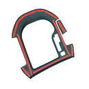 2pcs Car Carbon Fiber Centre Console Gear Shift Panel Cover Trims ABS Fit for Kia Forte GT GT-Line 2019 2020 2021 2022 2023