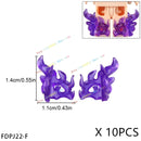 10PCS Special Effects Pieces Arm Fist Wind Lightning Leg Flames Assemble Scene Bricks Weapons Accessories Kids Toys