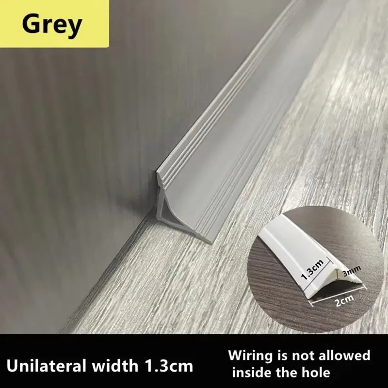 2/4/6/8/10M Self-adhesive Wall Corner Skirting Line Molding Ceiling Caulk Internal Strip Edge Trim Strip Home Decorative Supply