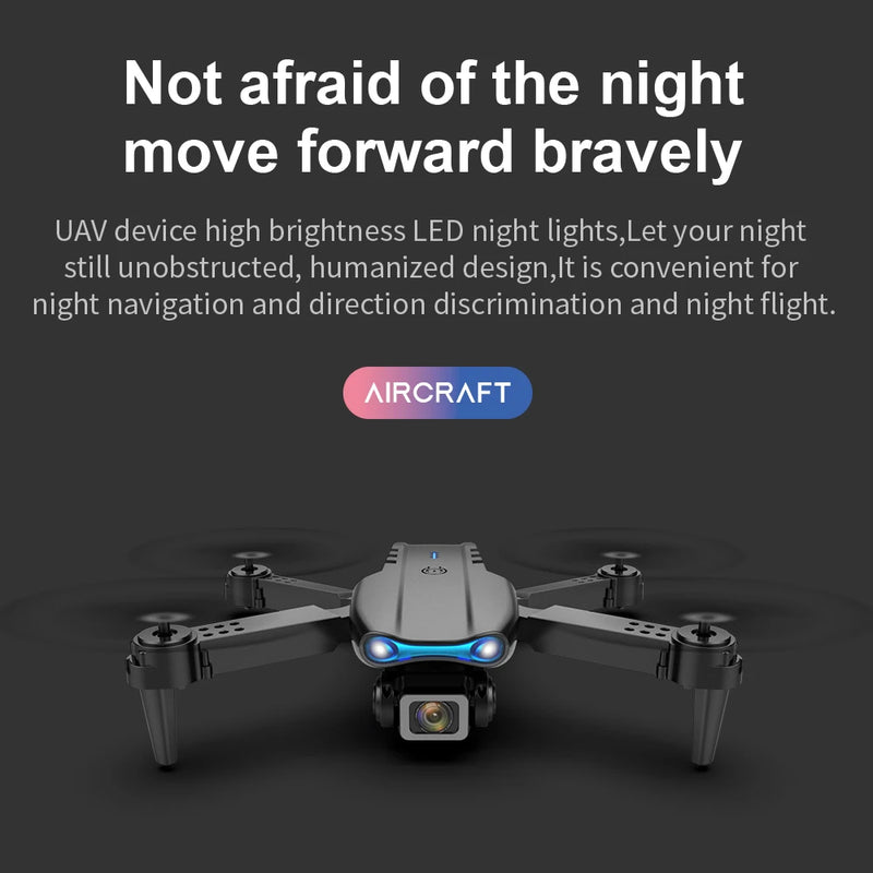 Professional E99&K3 RC Drone Foldable 4K HD Aerial Photography Quadcopter with Optical Flow Positioning Altitude Hold Drone Toys