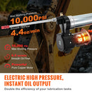 SucceBuy 10000PSI 20-Volt Cordless Electric Grease Gun Kit Battery Powered with Two Batteries Carrying Case Charger Included