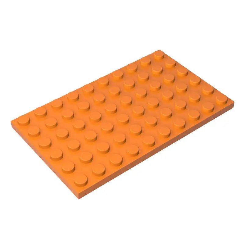 Gobricks 10PCS MOC  Plate 6 x 10 Compatible 3033 Assembles Particles Building Blocks Parts DIY block bricks Tech Parts Toys