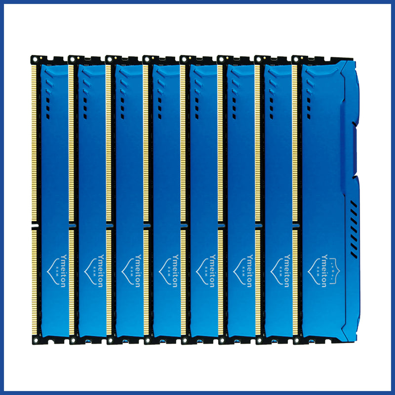 memoriam ddr3 2PCS pc Ymeiton ram memory ddr3 1600mhz 8gb 4gb 1333mhz U-DIMM RAM 240Pin 1.5v PC Desktop Memory Wholesales