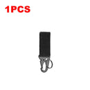 1-4PCS Tactical Hanging Buckles Nylon Webbing Carabiners Belt Triangle Keychain For Outdoor Climbing Camping Tools Accessories