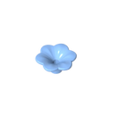 Gobricks GDS-2059 Outdoor Accessory Kit Flower with 6 Rounded Petals and Pin compatible with lego 95831 Assembles Building Block