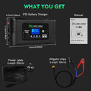 HTRC Large Power 35A 12V 24V Car Battery Charger for Auto Moto Truck Motorcycle AGM Lead Acid PB GEL LCD Display Smart Charging