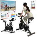 Superun Magnetic Control Exercise Bike Large Tablet Holder Comfortable Seat Indoor Cycling Bike Cardio Fitness Bike