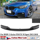 MagicKit Sport-PERFORMANCE Front Spoiler Splitter Black Matt Lip For BMW F30 F31 M Sport