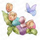 Spring Sentiment Clear Stamps 2024 New Easter Eggs Flowers Metal Cutting Dies Scrapbooking Supplies Greeting Card DIY Handmade