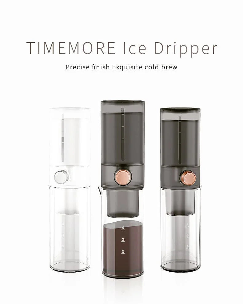 Timemore Cold Brew Coffee Maker Portable Ice Dripper Coffee Pot Precise Finish Exquisite Cold Brew Small Slow Drip Brewer 400ml