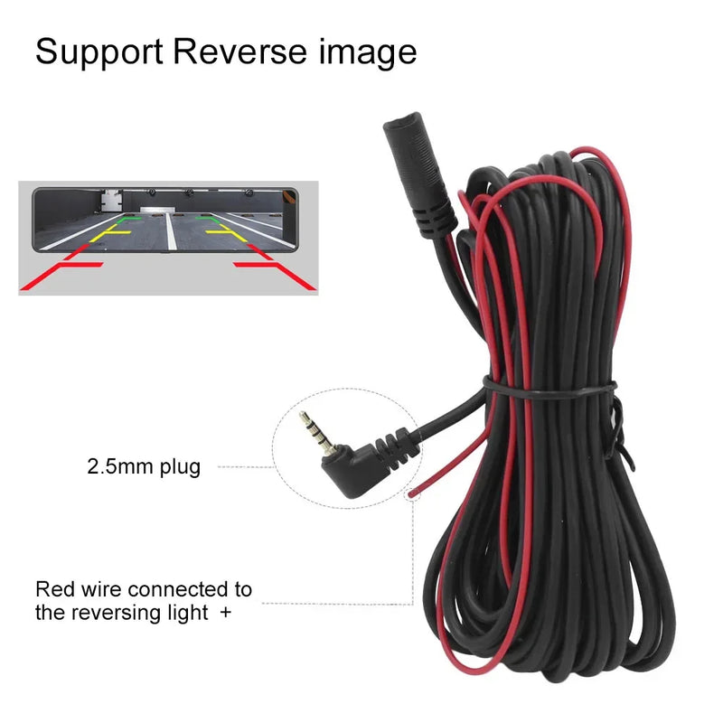 Dashcam AHD Reversing Camera 4-pin reversing video recording image super clear 1080P reversing image waterproof sunscreen