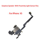 10PCS Original Proximi Light Sensor Flex Cable Ribbon For iPhone X XR XS MAX With Ear Speaker Receiver Earphone Parts