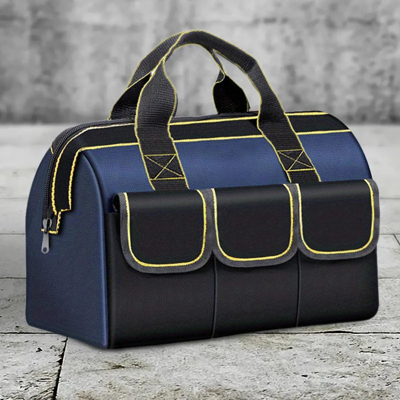 13in/20in Tool Bag 1680D Oxford Cloth Wear-resistant Waterproof High Capacity Electrician Woodworking Portable Storage Hand Bag