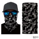 Camouflage Cycling Face Mask Scarf Neck Gaiter Men Seamless Bandana Women Headband Balaclava Tube Face Shield