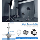 280cm Air Pressure Tripod Bearing 10kg for Camera Stainless Steel Light Stand For Ring Light Live Youtube and Photography Soft