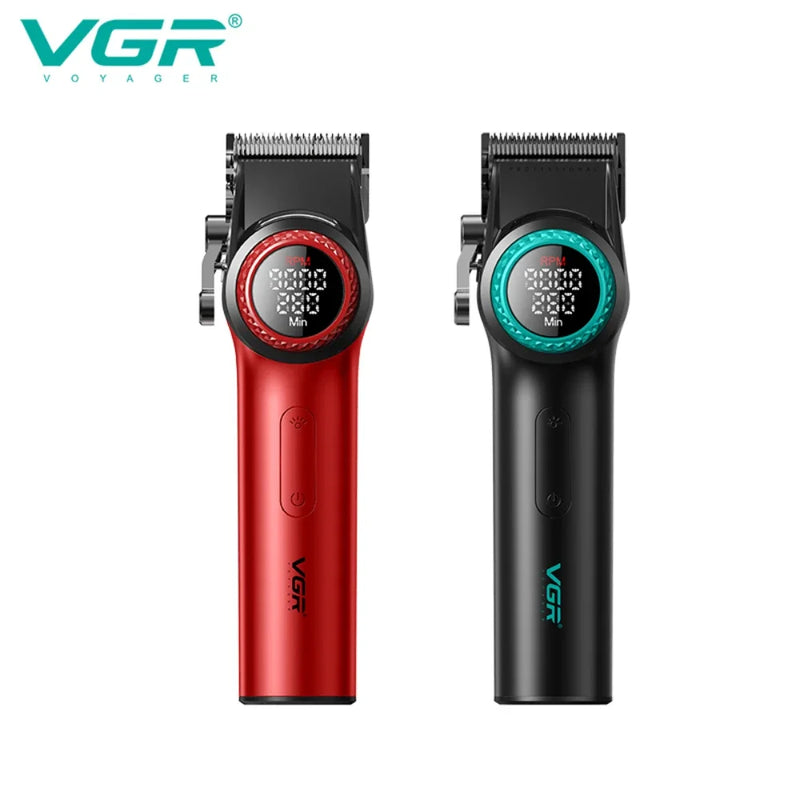 VGR Hair Clipper Professional Hair Trimmer Electric Hair Cutting Machine Cordless Haircut Machine 9000 RPM Clipper for Men V-001