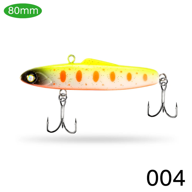 D1 VIB Lures For Winter Fishing 80mm/25g 90mm/30g Silicone Bait Artificial Wobblers Balancer For Pike Bass DT6011 Fishing Tackle