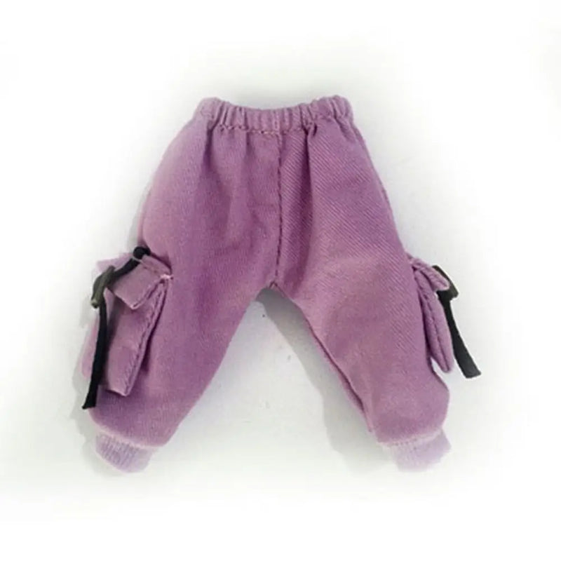 Obitsu11 Clothes Tooling Style Cotton Pants High Quality Casual Pocket Trousers For Ob11 Dolls Accessories Kids Toys