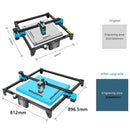 600X600mm Expansion Kit for Upgrade TTS-25/TTS-55/TTS-10 TTS pro Engraving Area Directly Installed X Y-axis Extension Kit