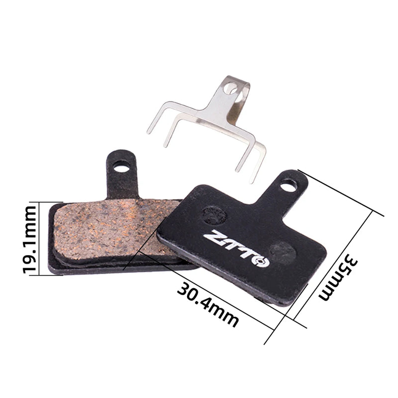 4Pairs ZTTO MTB Mountain Bike Bicycle Parts Semi-metallic Brake Pads For M525 M416 M447 M446 M455 M355 M395 M315  for  290 300