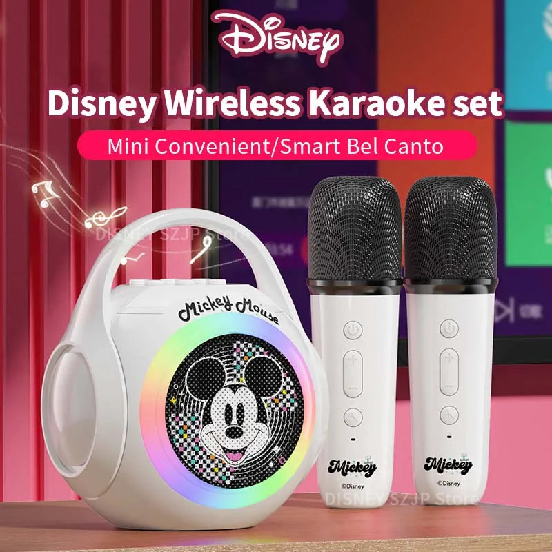 Disney Original Speaker Sets TD10 Wireless Bluetooth Mini Microphone Surround Sound Audio Phone Portable Outdoor Broadcast Card