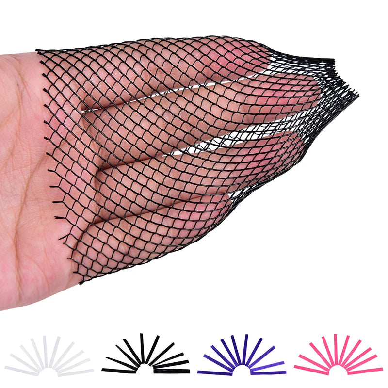 10/30Pcs MultipleColors Plastic Cosmetic Make Up Brush Pen Dustproof Netting Cover Mesh Sheath Protectors Guards