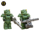 MOC Military Armor Soldiers Mini Anime Action Figures Weapons Robots Mecha Building Blocks Bricks DIY Toys for KIDS gift