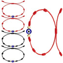 2024 Red Evil Eye String Bracelet for Lovers Protection Lucky Amulet and Friendship Handmade  Braid Rope Wristband Jewelry Gifts