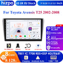 2 Din Android 13 Auto Radio For Toyota Avensis T25 2002-2008 Carplay 4G WIFI Car Multimedia Player Navigation GPS 2din Autoradio