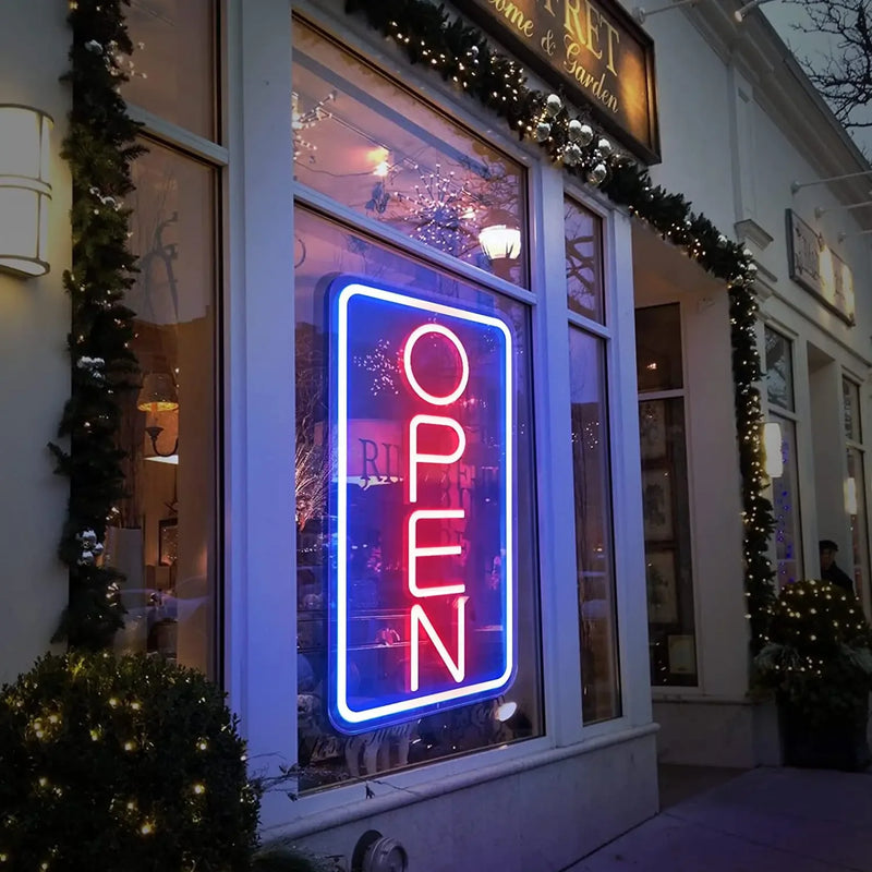 LED Store Open Neon Sign Light USB Busines Signs Advertising Light Shopping Neon Business Store Billboard For Bars Coffee