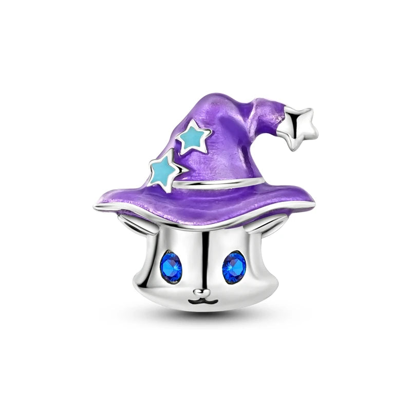 Silver Plated Boy Girl Couple Lovers Beads Charms Zirconium Dangle Fit Original Pandora Bracelet Necklace Jewelry Women Gift