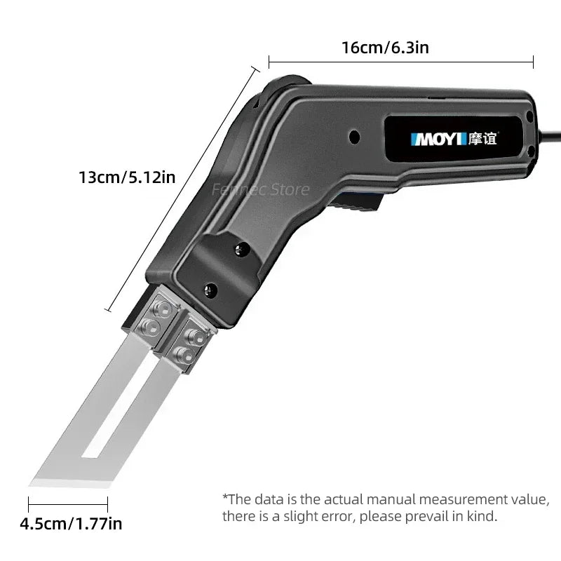 Electric Hot Knife Rope Cutter Fabric Cutting Tool Heat Cutter Heat Sealer forSponge Cloth Board Webbing Continuous Working