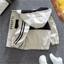 Children's Jacket Spring and Autumn Thin Boys' Baby Hooded Casual Coat Children's Windbreaker