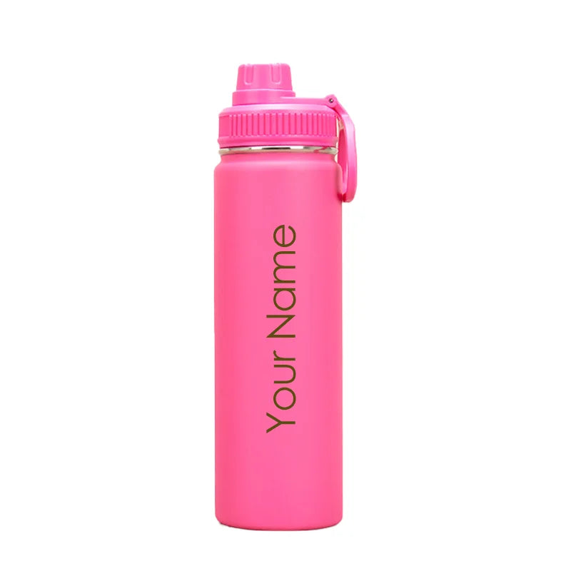 Personalised Gift 304 Stainless Steel Insulated Water Bottle 600ml 700ml 800ml Tumbler Flask