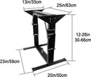 Black Folding Table Leg/Bed Base for RV, camper dining table base, suitable for caravan yacht and various outdoor activities