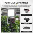 Aluminum Case with Cold Shoe Mount Metal Cage Camera Protective Frame for Insta360 Ace Pro 2 Camera