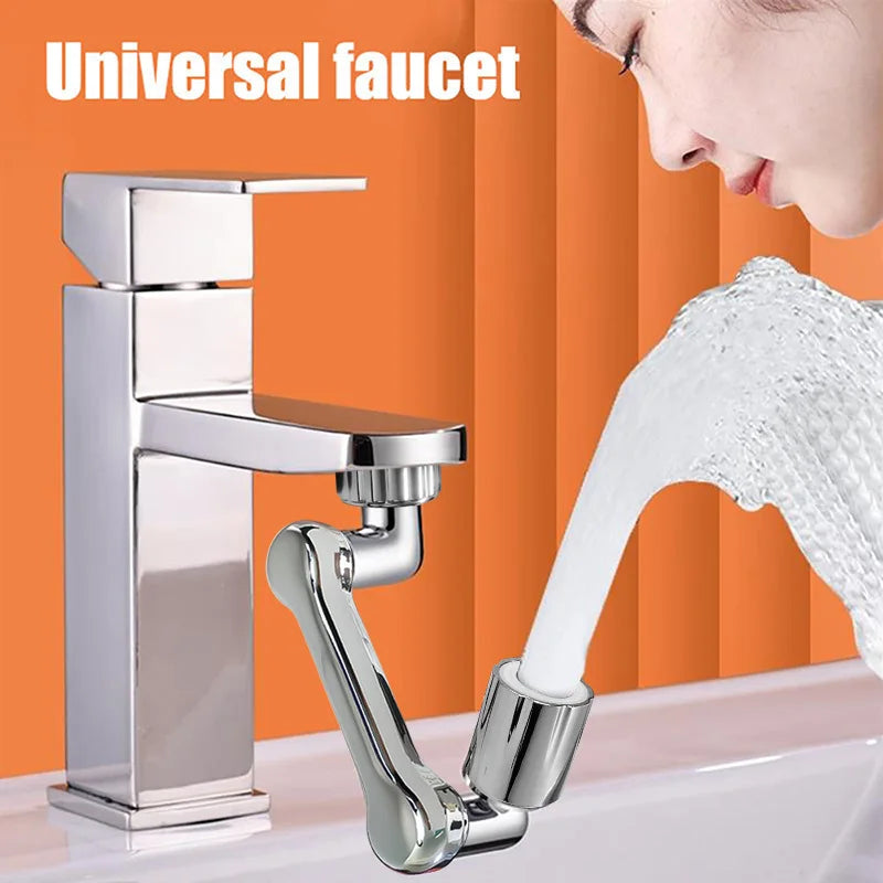 1080° Universal Rotation Faucet Extender Sprayer Head Kitchen Robot Arm Extension Faucets Mixer Aerator Bubbler Water Tap Nozzl