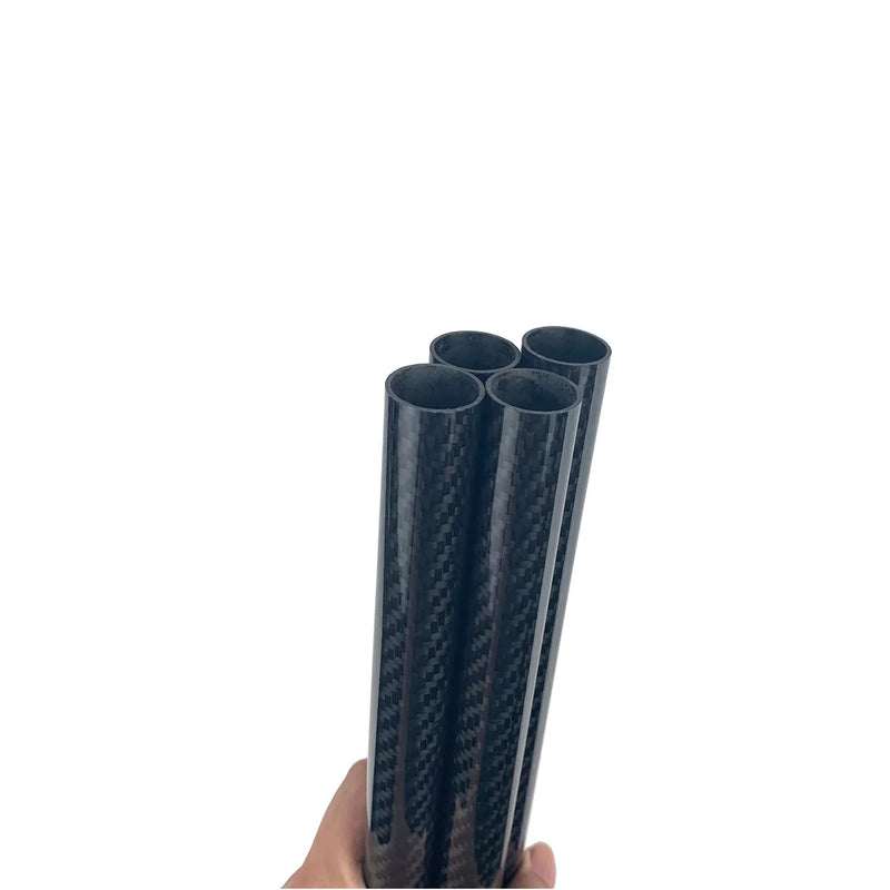 1/2Pcs 3K Twill Glossy Carbon Fiber Tube High Composite Hardness DIY Japan Material Pipe Length 500mm RC Airplane Accessories