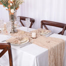 Event Designing Table Runner Cheese Cloth Gauze Crepe Rustic Wedding Party Decor Farmhouse Tabledecor House Warming Gift Easter