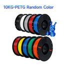 10/5kg PETG Filament For 3D Printer Plastic Material 22LBS 1.75mm Non-Toxic Eco-Friendly PETG 3D Filament Consumables for Ender