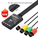 Gamepad Wireless Adapter Portable Multiplayer Wireless Controller Adapter Accessories Gamepad Converter Adapter for N64 Console