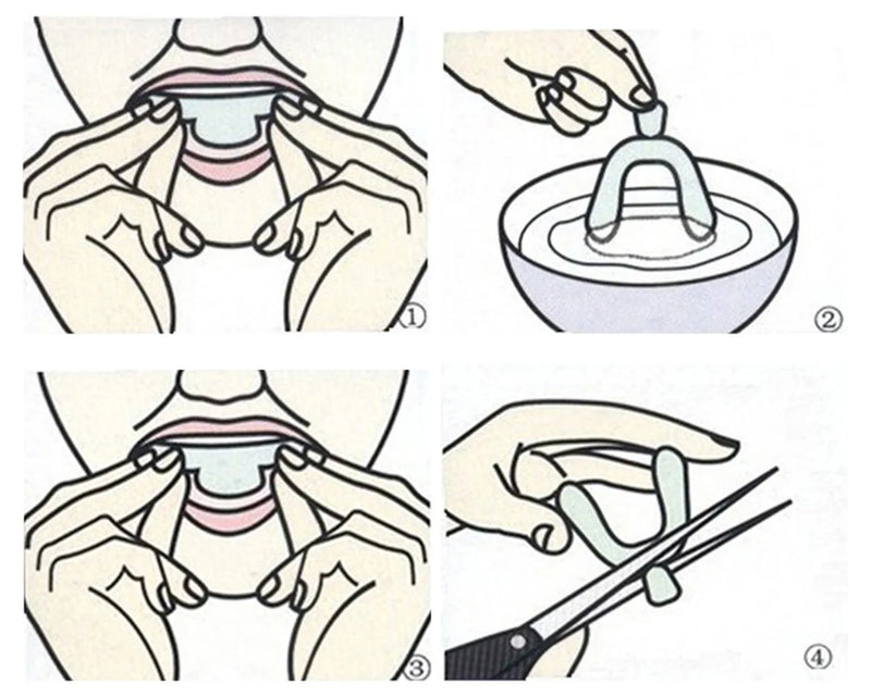 New Mouth Guard EVA Teeth Protector Night Guard Mouth Tray for Bruxism Grinding Anti-snoring Teeth Whitening Boxing Protection