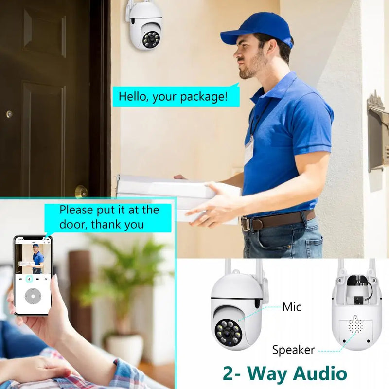 1620P Wireless 5G Wifi IP Camera Outdoor Video Security Camera CCTV Automatic Tracking Night Full Smart Home Audio Baby monitor