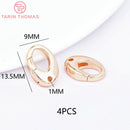 (3310) 15.6x9.6MM Hole 2MM 24K Gold Color Brass Lobster Clasps for Charms Pendants High Quality DIY Jewelry Making Findings