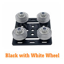 1set 3D Printer Parts Opensource V Gantry Plat Set Special Slide Plate Pulley For 2020 /2040 V-slot Aluminum Profiles Wheels